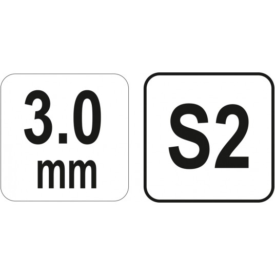 KLUCZ TRZPIENIOWY HEX Z RĘKOJEŚCIĄ 3MM -zdjęcie numer 3