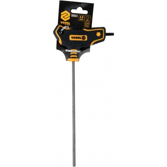 KLUCZ TRZPIENIOWY HEX Z RĘKOJEŚCIĄ 4.0MM -zdjęcie numer 2