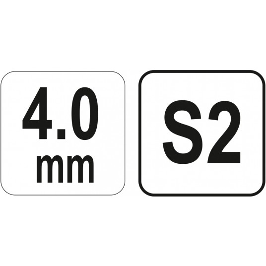 KLUCZ TRZPIENIOWY HEX Z RĘKOJEŚCIĄ 4MM -zdjęcie numer 3