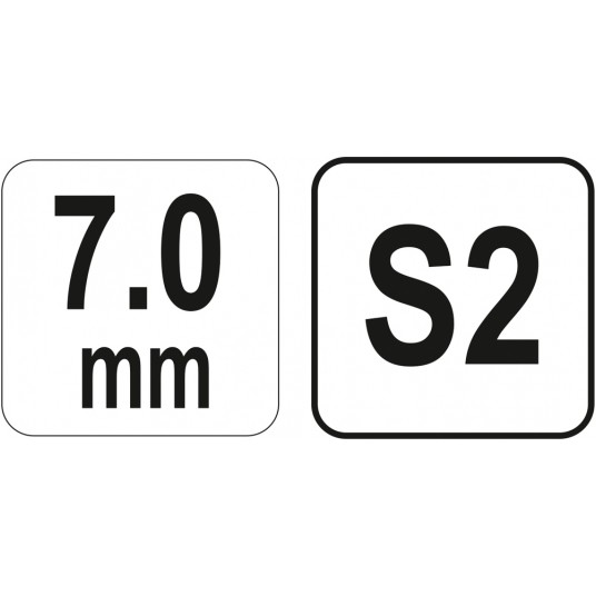 KLUCZ TRZPIENIOWY HEX Z RĘKOJEŚCIĄ 7MM -zdjęcie numer 3