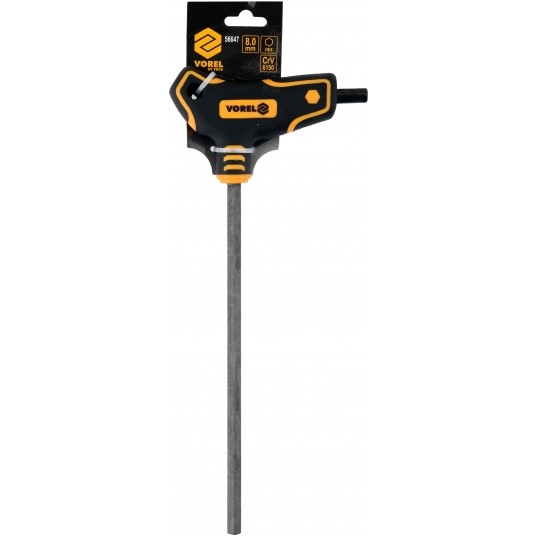 KLUCZ TRZPIENIOWY HEX Z RĘKOJEŚCIĄ 8.0MM -zdjęcie numer 2