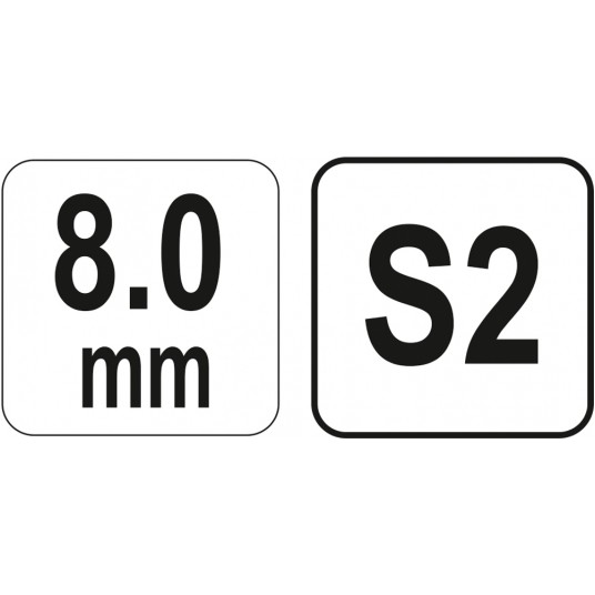 KLUCZ TRZPIENIOWY HEX Z RĘKOJEŚCIĄ 8MM -zdjęcie numer 3