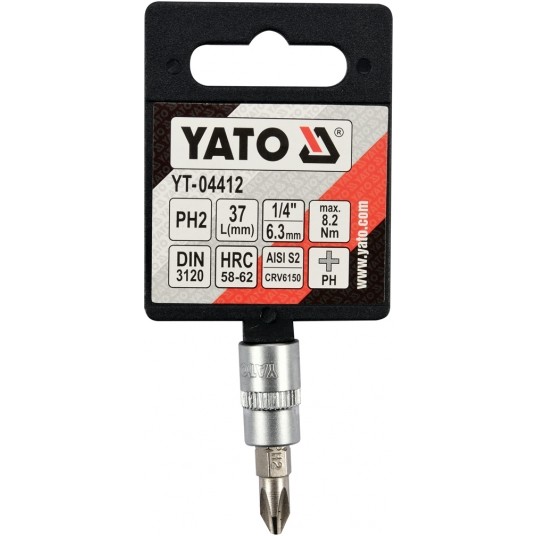 KLUCZ TRZPIENIOWY PH2 1/4" L37MM -zdjęcie numer 3