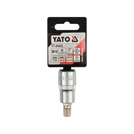 KLUCZ TRZPIENIOWY SPLINE 1/2" M10 L55MM -zdjęcie numer 3