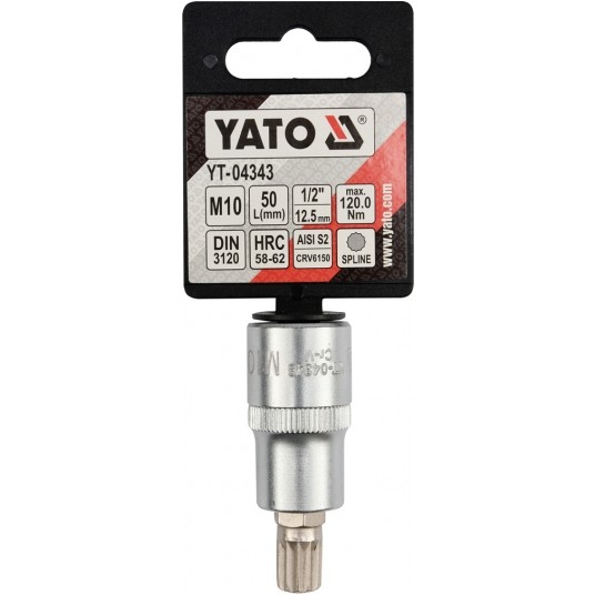 KLUCZ TRZPIENIOWY SPLINE 1/2" M10 L55MM -zdjęcie numer 4