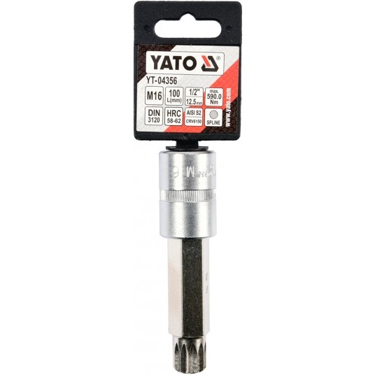 KLUCZ TRZPIENIOWY SPLINE 1/2" M16 L100MM -zdjęcie numer 3