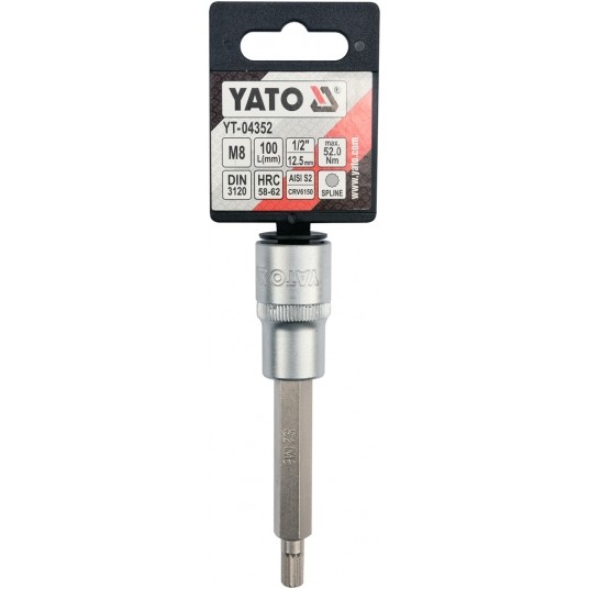 KLUCZ TRZPIENIOWY SPLINE 1/2" M8 L100MM -zdjęcie numer 3