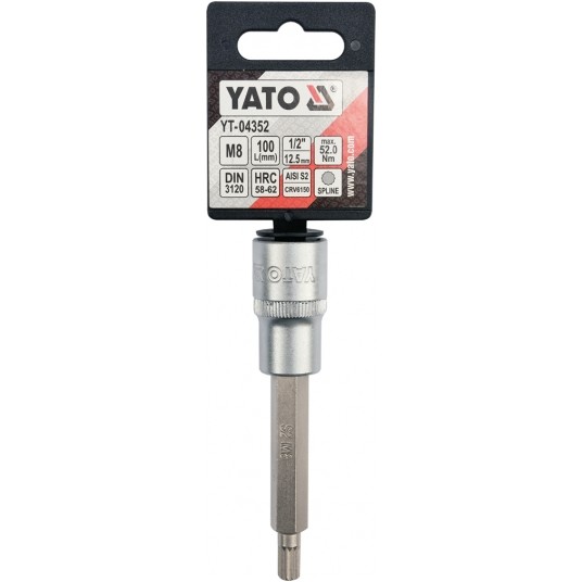 KLUCZ TRZPIENIOWY SPLINE 1/2" M8 L100MM -zdjęcie numer 4
