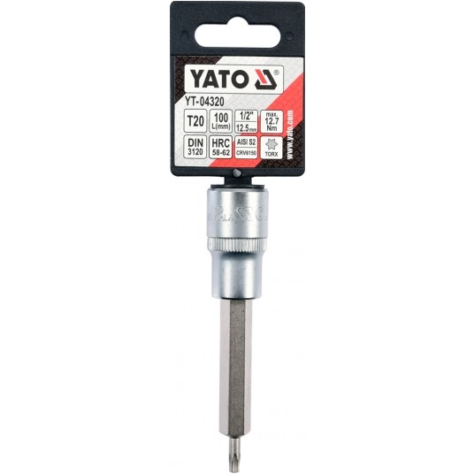 KLUCZ TRZPIENIOWY TORX 1/2" T20 L100MM -zdjęcie numer 3