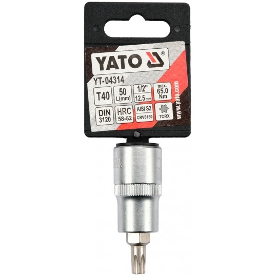 KLUCZ TRZPIENIOWY TORX 1/2" T40 L55MM -zdjęcie numer 3