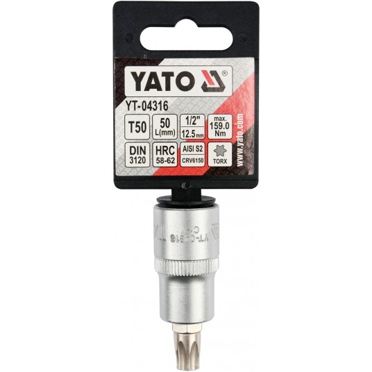 KLUCZ TRZPIENIOWY TORX 1/2" T50 L55MM -zdjęcie numer 3