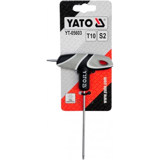 KLUCZ TRZPIENIOWY TORX Z RĘKOJEŚCIĄ T10 -zdjęcie numer 2