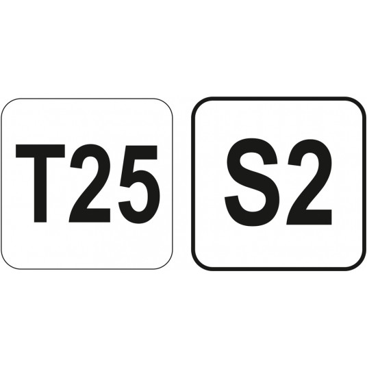 KLUCZ TRZPIENIOWY TORX Z RĘKOJEŚCIĄ T25 -zdjęcie numer 3