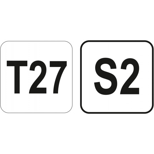 KLUCZ TRZPIENIOWY TORX Z RĘKOJEŚCIĄ T27 -zdjęcie numer 3