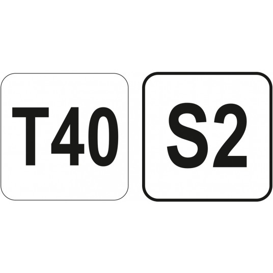 KLUCZ TRZPIENIOWY TORX Z RĘKOJEŚCIĄ T40 -zdjęcie numer 3