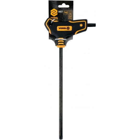 KLUCZ TRZPIENIOWY TORX Z RĘKOJEŚCIĄ T45 -zdjęcie numer 2