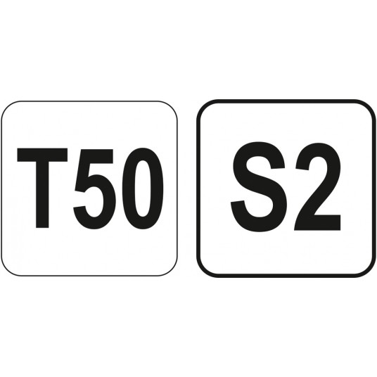 KLUCZ TRZPIENIOWY TORX Z RĘKOJEŚCIĄ T50 -zdjęcie numer 3