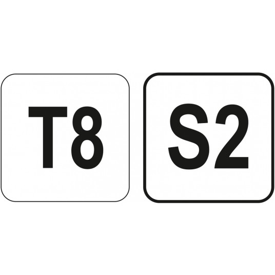 KLUCZ TRZPIENIOWY TORX Z RĘKOJEŚCIĄ T8 -zdjęcie numer 4