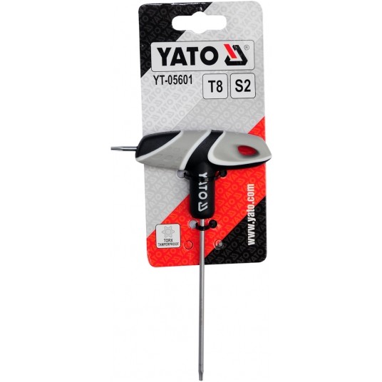 KLUCZ TRZPIENIOWY TORX Z RĘKOJEŚCIĄ T8 -zdjęcie numer 3