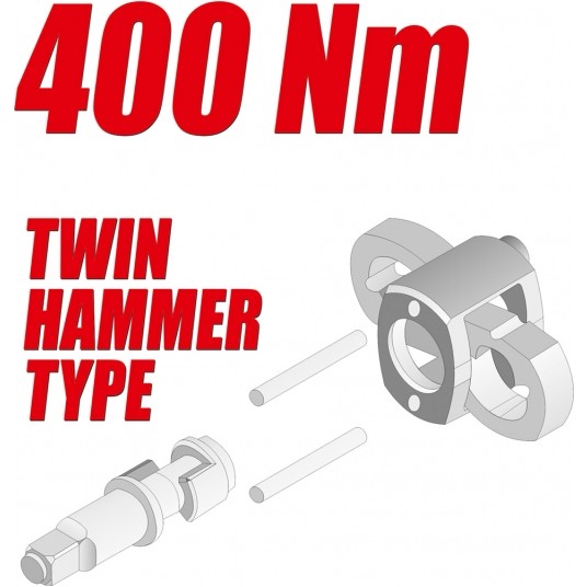 KLUCZ UDAR.3/8" 400 NM KOMPOZ. * -zdjęcie numer 5