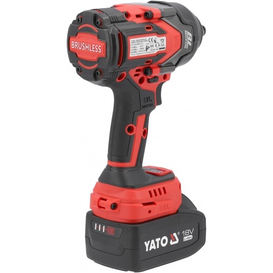 KLUCZ UDAROWY 18V 1/2'' 1200NM - 4AH -zdjęcie numer 3