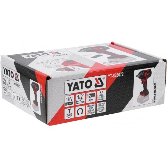 KLUCZ UDAROWY 18V 1/2'' 1200NM - BODY -zdjęcie numer 2