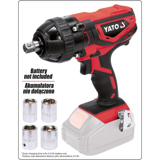 KLUCZ UDAROWY 18V 1/2'' 300NM - BODY -zdjęcie numer 6