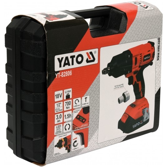 KLUCZ UDAROWY 18V 1/2'' 700NM - 3AH -zdjęcie numer 4