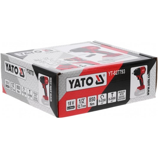 KLUCZ UDAROWY 18V 1/2'' 850NM - BODY -zdjęcie numer 7