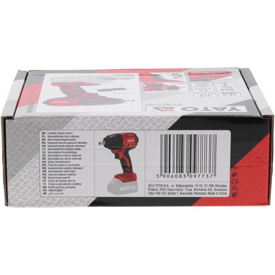 KLUCZ UDAROWY 18V 1/2'' 850NM - BODY -zdjęcie numer 8