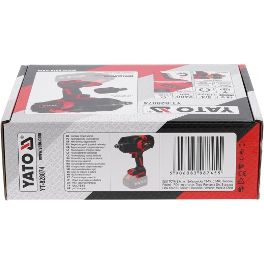 KLUCZ UDAROWY 18V 3/4'' 2400NM - BODY -zdjęcie numer 6