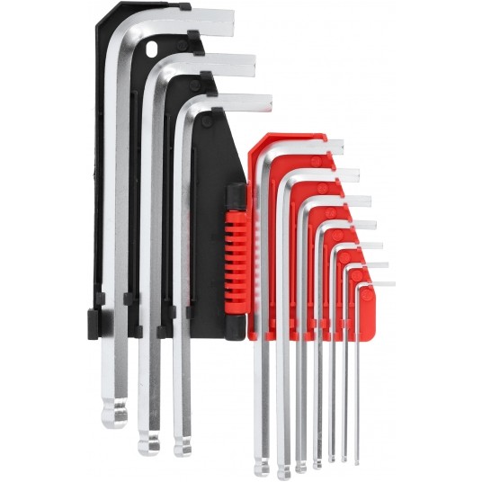 KLUCZE HEX KULKA 10CZ. 2-12MM CrV -zdjęcie numer 2