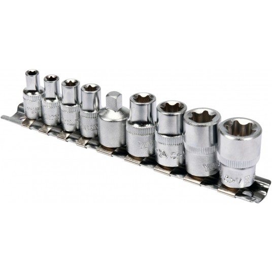 KLUCZE NASADOWE TORX C.V. E5-E16 9CZ. -zdjęcie numer 1