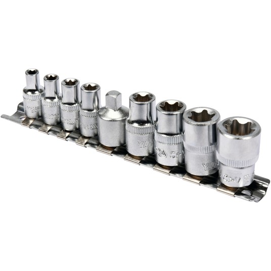 KLUCZE NASADOWE TORX C.V. E5-E16 9CZ. -zdjęcie numer 2