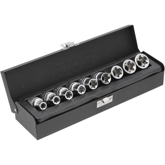 KLUCZE NASADOWE TORX Cr-V E10-E24 9CZ. -zdjęcie numer 2