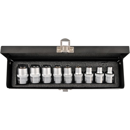 KLUCZE NASADOWE TORX Cr-V E10-E24 9CZ. -zdjęcie numer 1