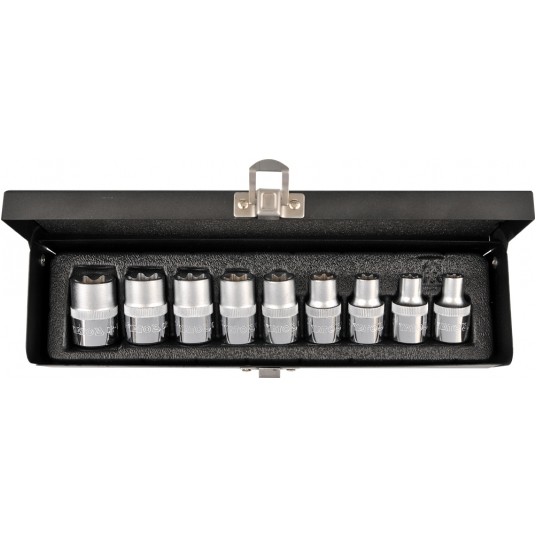 KLUCZE NASADOWE TORX Cr-V E10-E24 9CZ. -zdjęcie numer 2