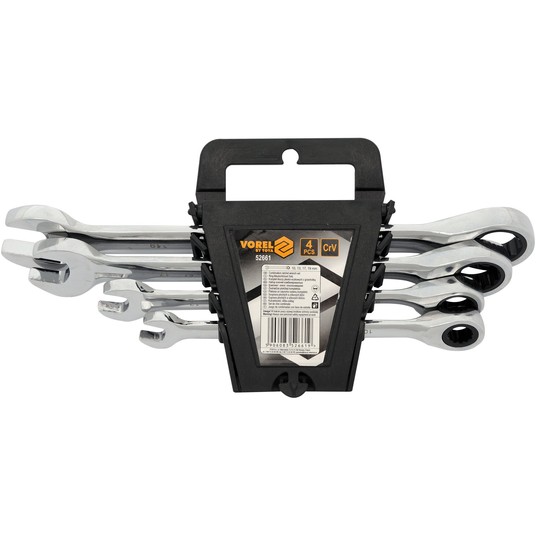 KLUCZE PŁASKO-OCZK Z GRZECH 4CZ. 10-19MM -zdjęcie numer 1