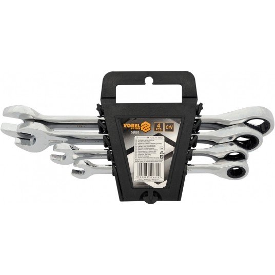 KLUCZE PŁASKO-OCZK Z GRZECH 4CZ. 10-19MM -zdjęcie numer 1