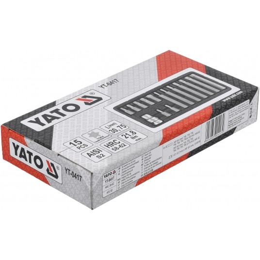 KLUCZE SPECJ.TORX SECURITY T20-T55 15CZ. -zdjęcie numer 5