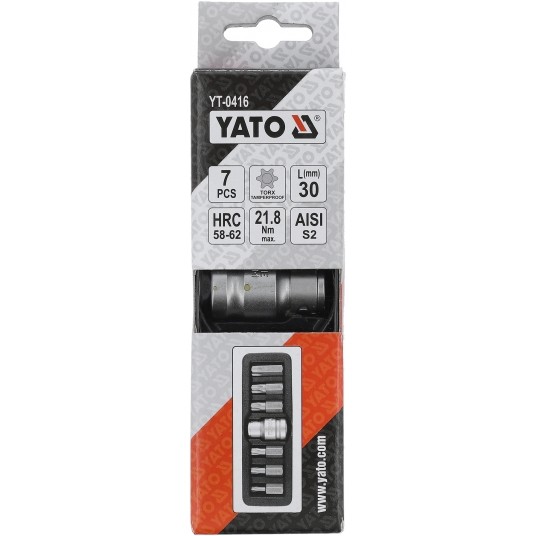 KLUCZE SPECJ.TORX SECURITY T25-T55 7CZ. -zdjęcie numer 3