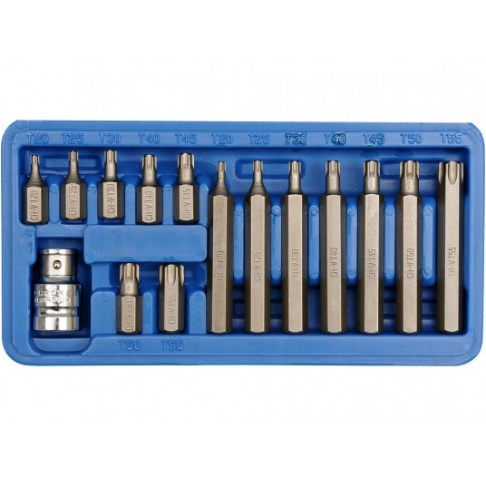 KLUCZE SPECJALNE TORX T20-T55 15CZ. -zdjęcie numer 1