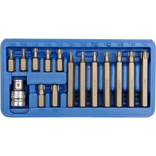 KLUCZE SPECJALNE TORX T20-T55 15CZ. -zdjęcie numer 1