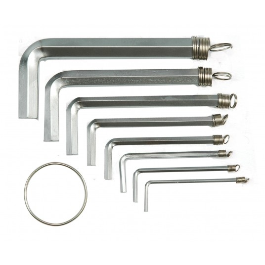 KLUCZE SZEŚCIOKĄT./HEX/ 8CZ.2-10MM Cr-V -zdjęcie numer 1