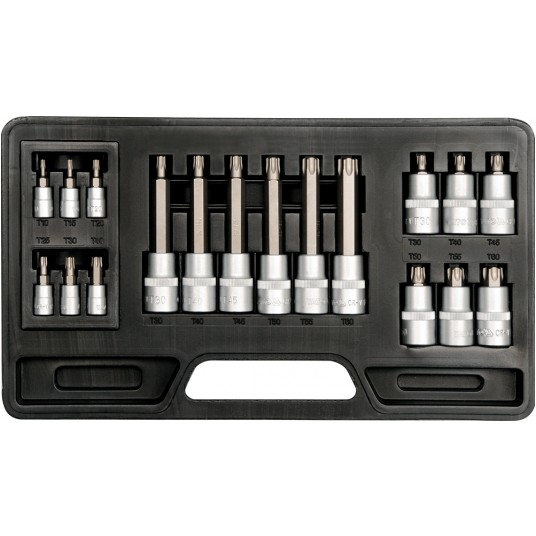 KLUCZE TRZPIENIOWE 18CZ. TORX T10-T60mm -zdjęcie numer 1