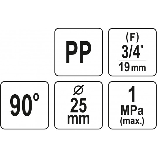 KOLANKO PP 90° GW 25 X 3/4" -zdjęcie numer 4