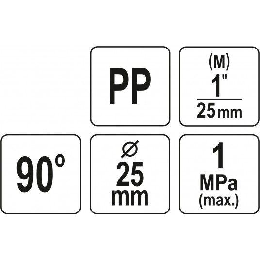 KOLANKO PP 90° GZ 25 X 1'' -zdjęcie numer 4