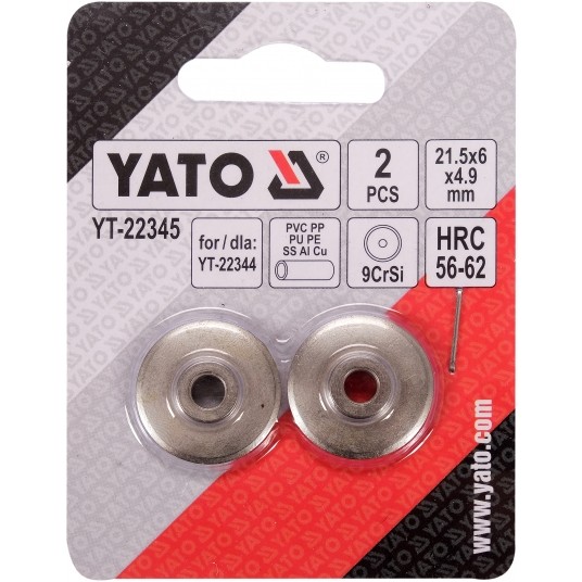 KÓŁKA TNĄCE 2 SZT. DO OBCINAKA YT-22344 -zdjęcie numer 2