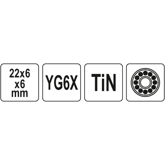 KÓŁKO TNĄCE fi 22 MM TIN -zdjęcie numer 3