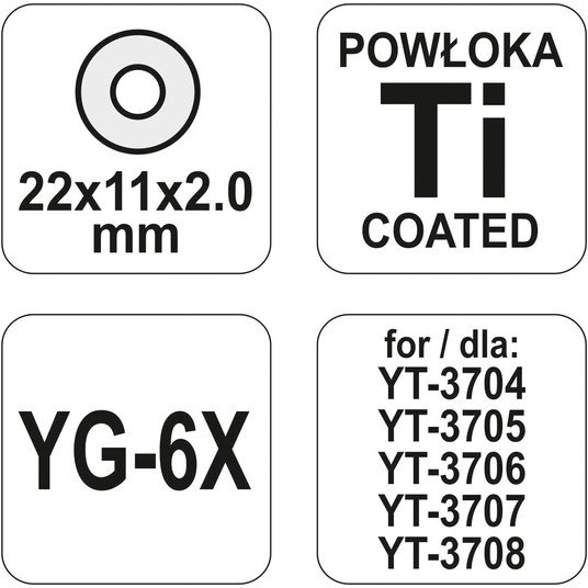 KÓŁKO TNĄCE WYMIENNE 22x11x2MM -zdjęcie numer 4